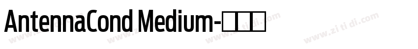 AntennaCond Medium字体转换